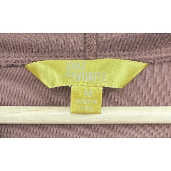 Cult Favorite Hoodie Velour Zip Up Butterfly Rhinestone Jacket Sz M Y2K Hipster - Picture 4 of 11